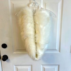 Faux fur shawl